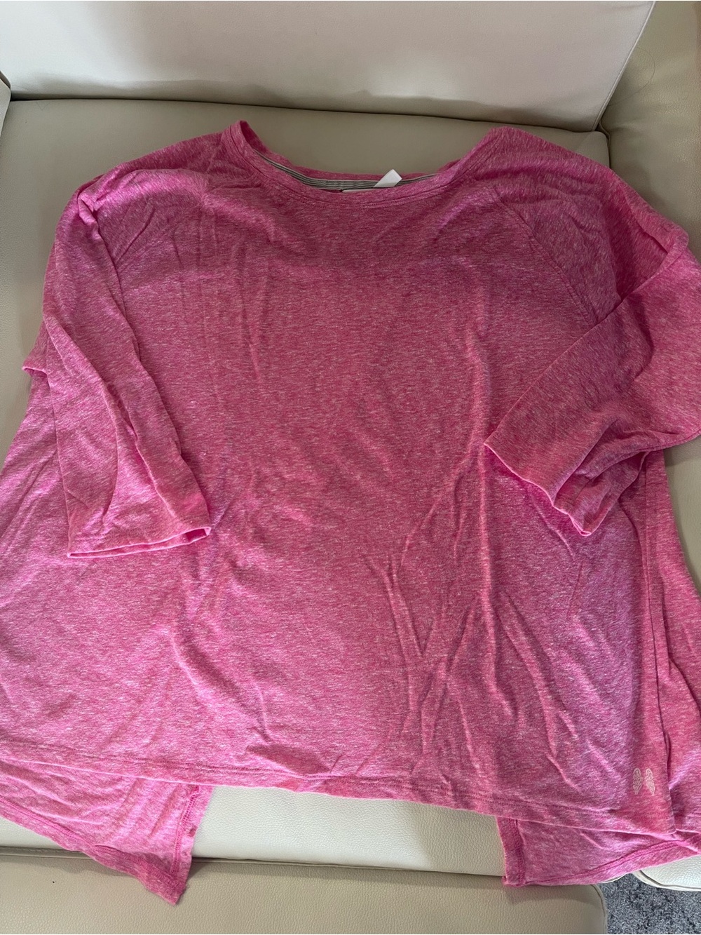 Victoria's Secret Pink Heather Long Sleeve Tee
